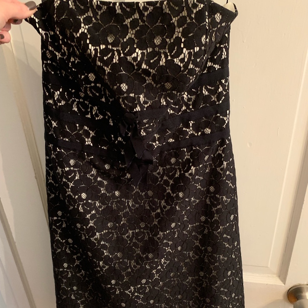 White House Black market strapless dress size 2